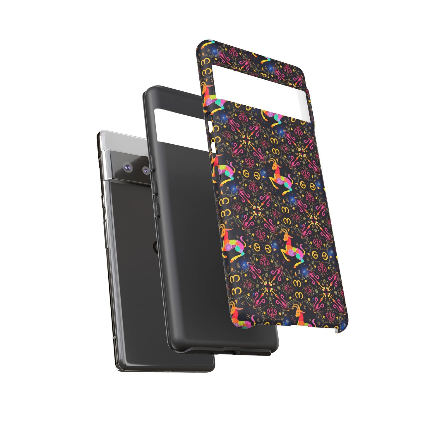 Tough Cases, Capricorn, Zodiac v2, Metal Pattern