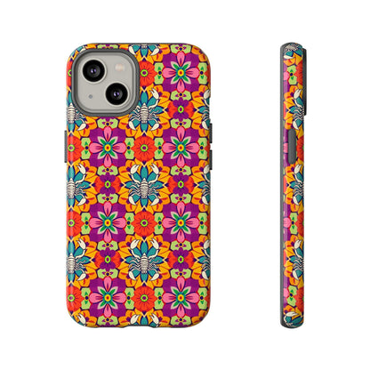 Tough Cases, Scorpio, Zodiac v3, Flower Pattern