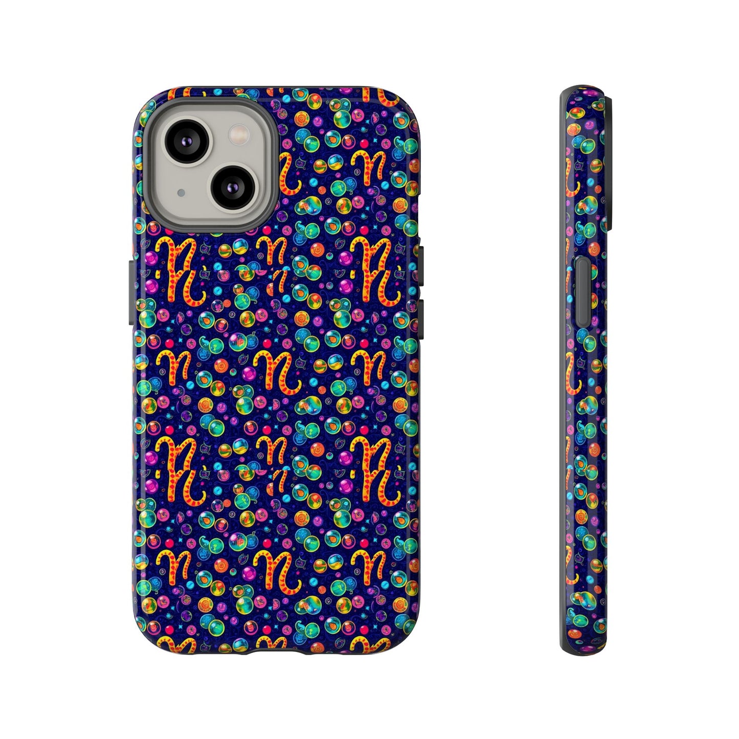 Tough Cases, Aquarius, Zodiac, Bubble Pattern
