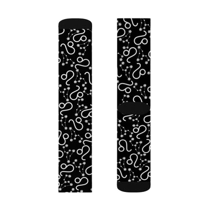 Zodiac Sublimation Socks Leo Zodiac sign