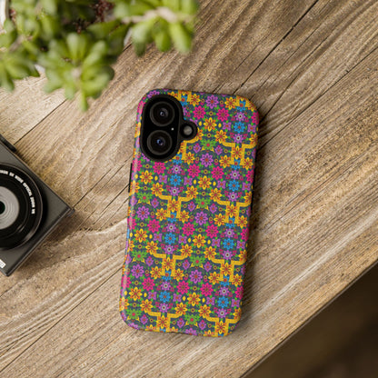 Tough Cases, Gemini, Zodiac v3, Flower Pattern