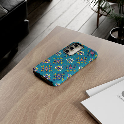 Tough Cases, Libra, Zodiac v2, Flower Pattern