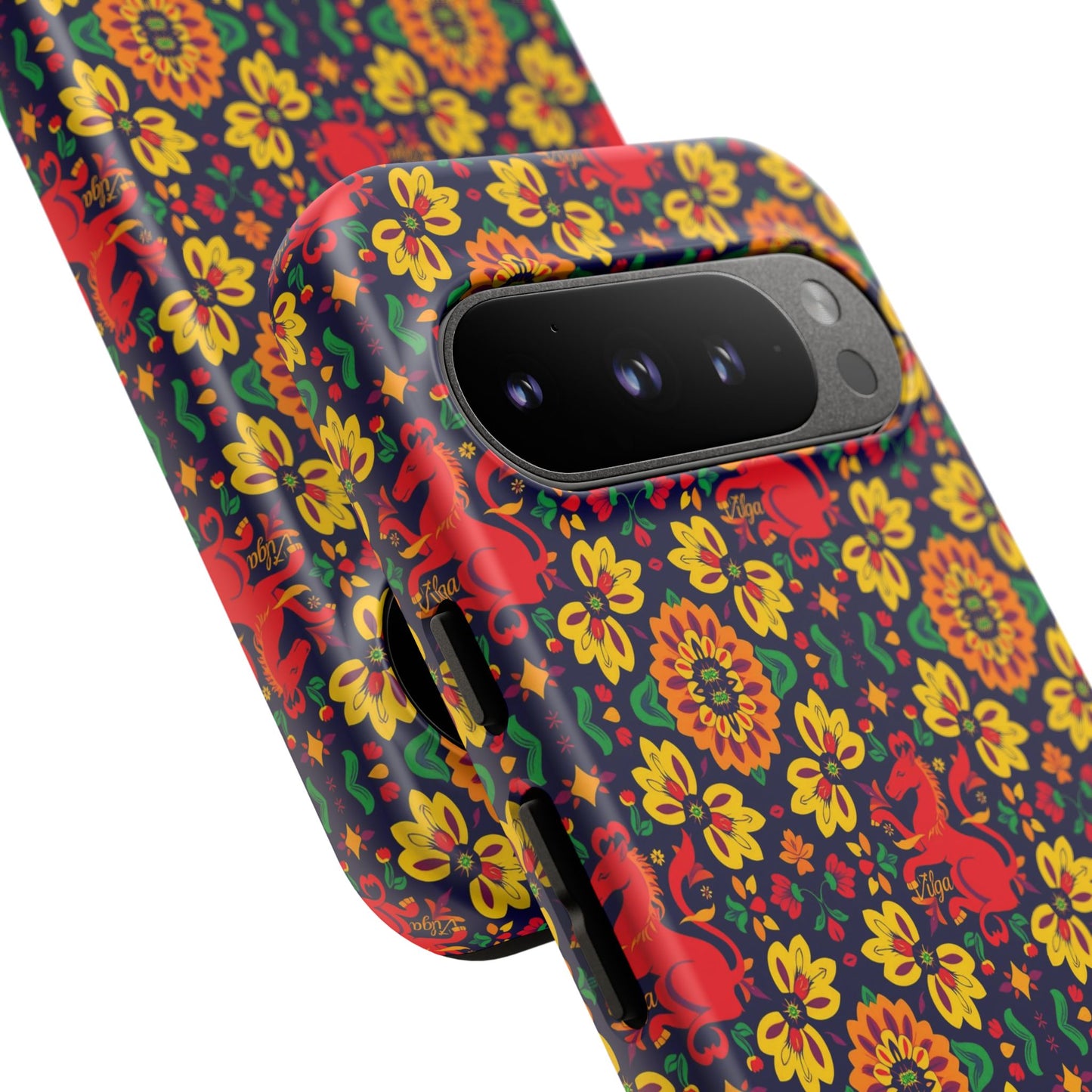 Tough Cases, Virgo, Zodiac v2, Flower Pattern