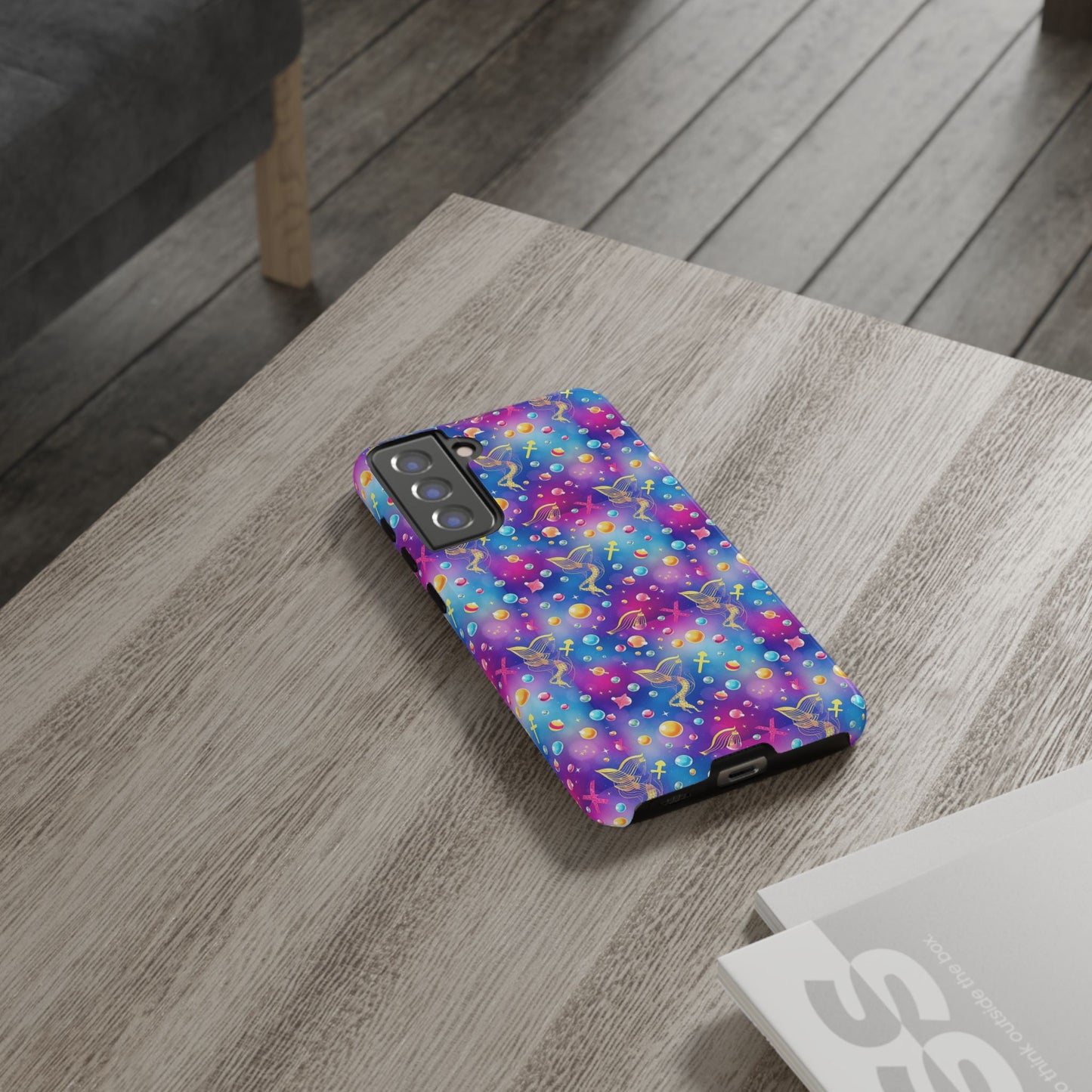 Tough Cases, Sagittarius, Zodiac v3, Bubble Pattern