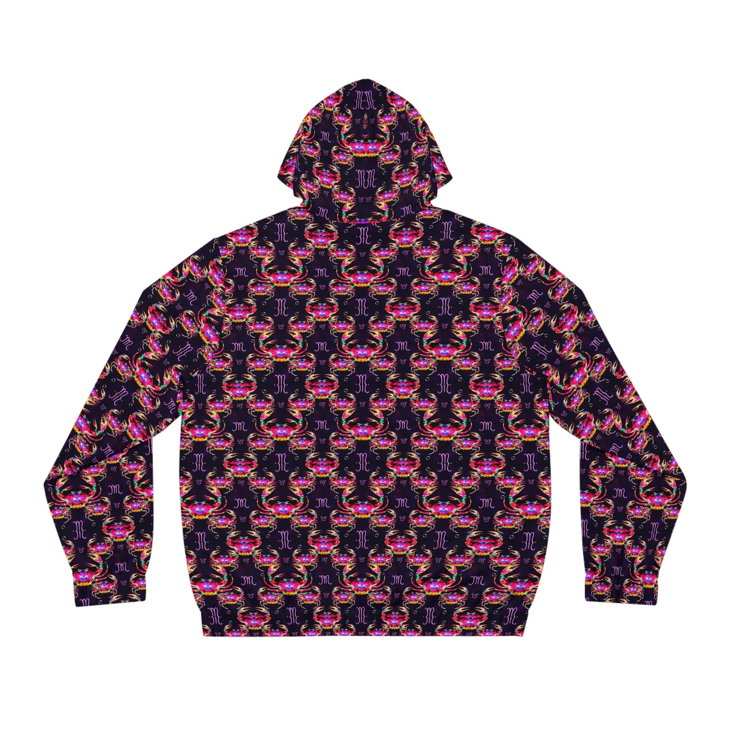 Full-Zip Hoodie (AOP), Cancer, Zodiac, Pattern