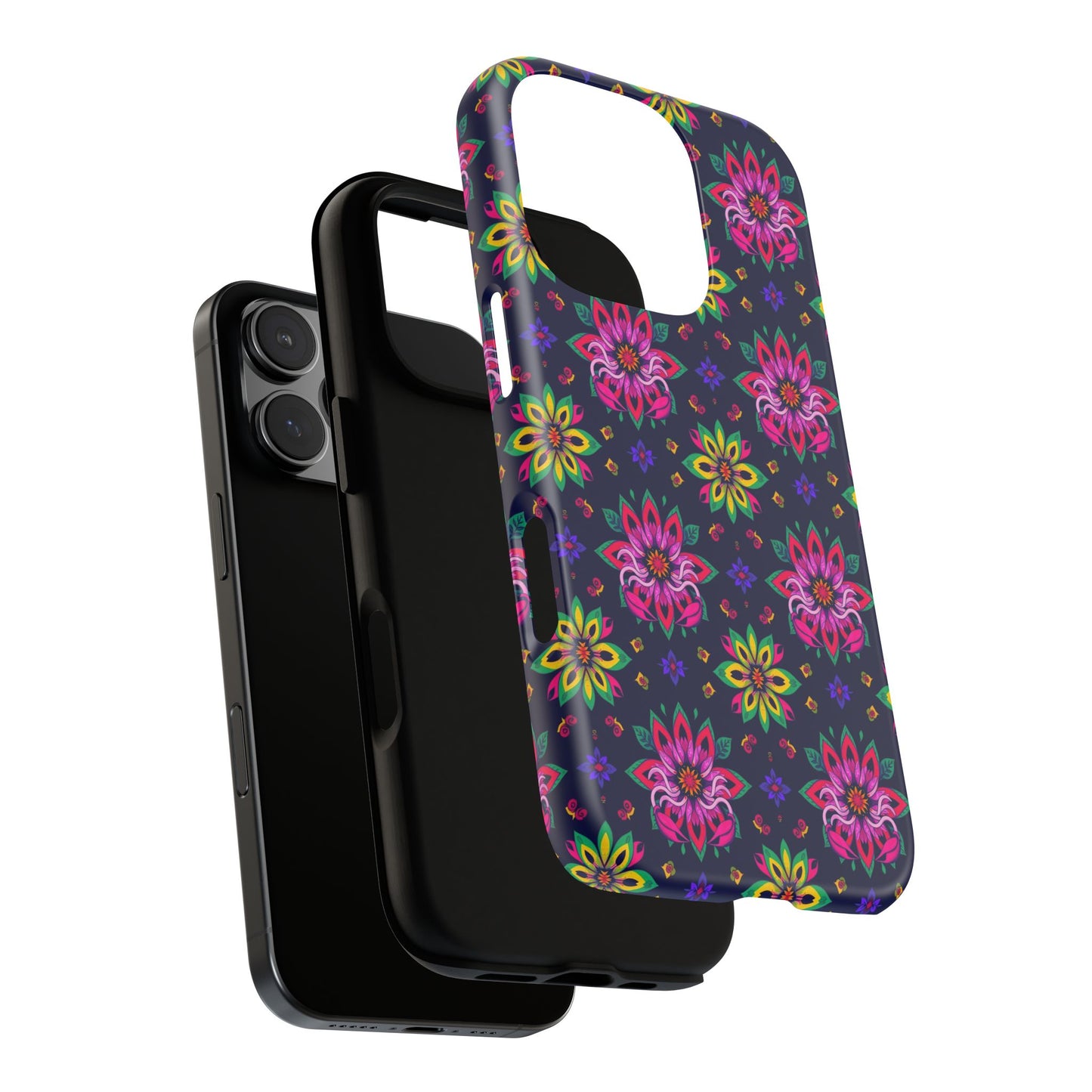 Tough Cases, Scorpio, Zodiac v4, Flower Pattern