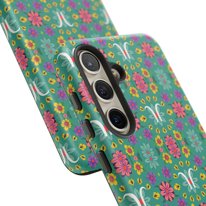 Tough Cases, Aquarius, Zodiac v4, Flower Pattern