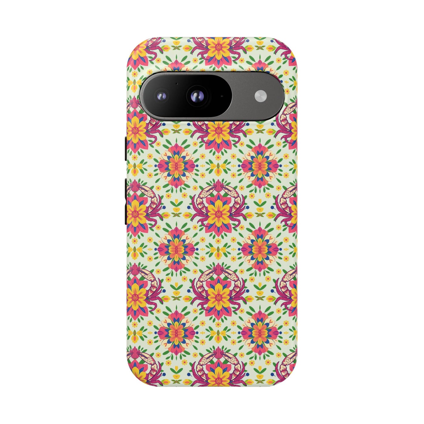 Tough Cases, Cancer, Zodiac v3, Flower Pattern