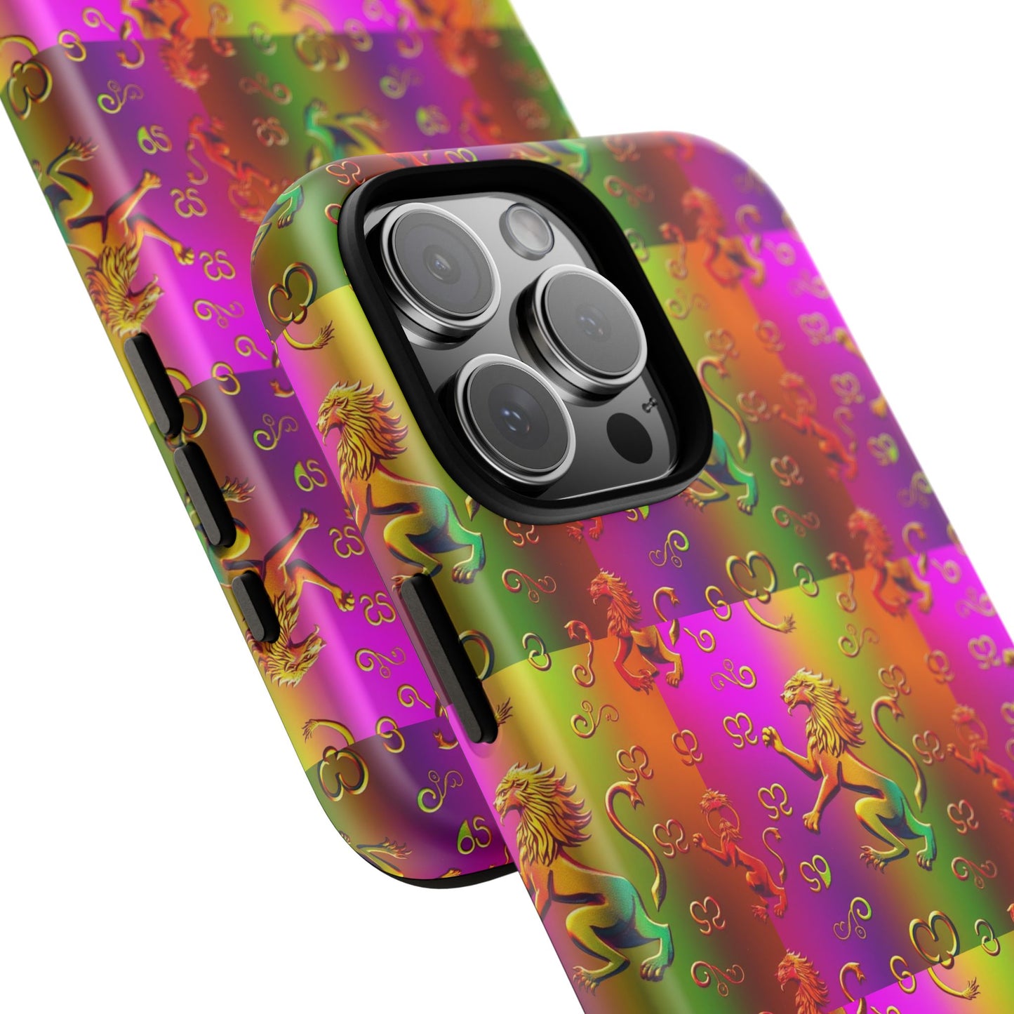 Tough Cases, Leo, Zodiac v1, Metal Pattern