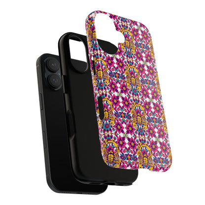 Tough Cases, Scorpio, Zodiac v2, Flower Pattern