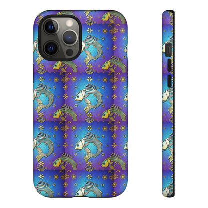 Tough Cases, Pisces, Zodiac v2, Metal Pattern