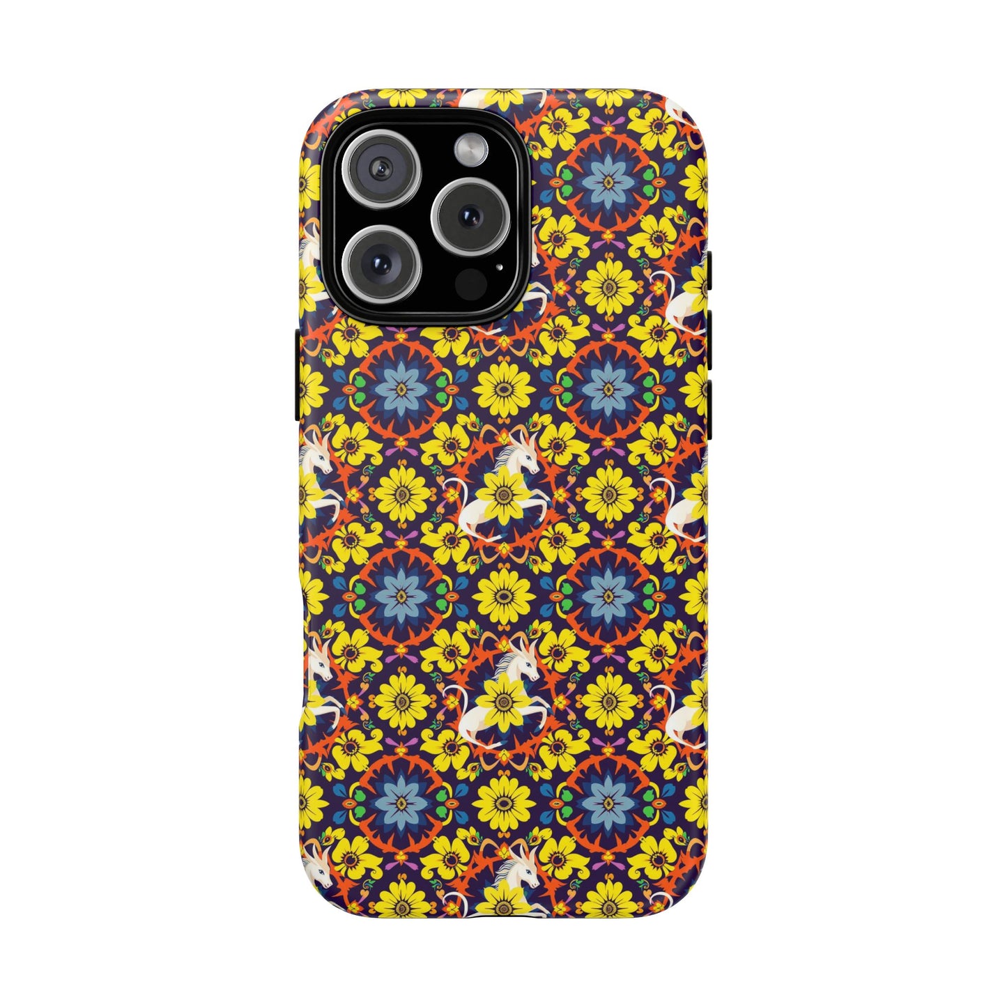 Tough Cases, Aquarius, Zodiac v3, Flower Pattern