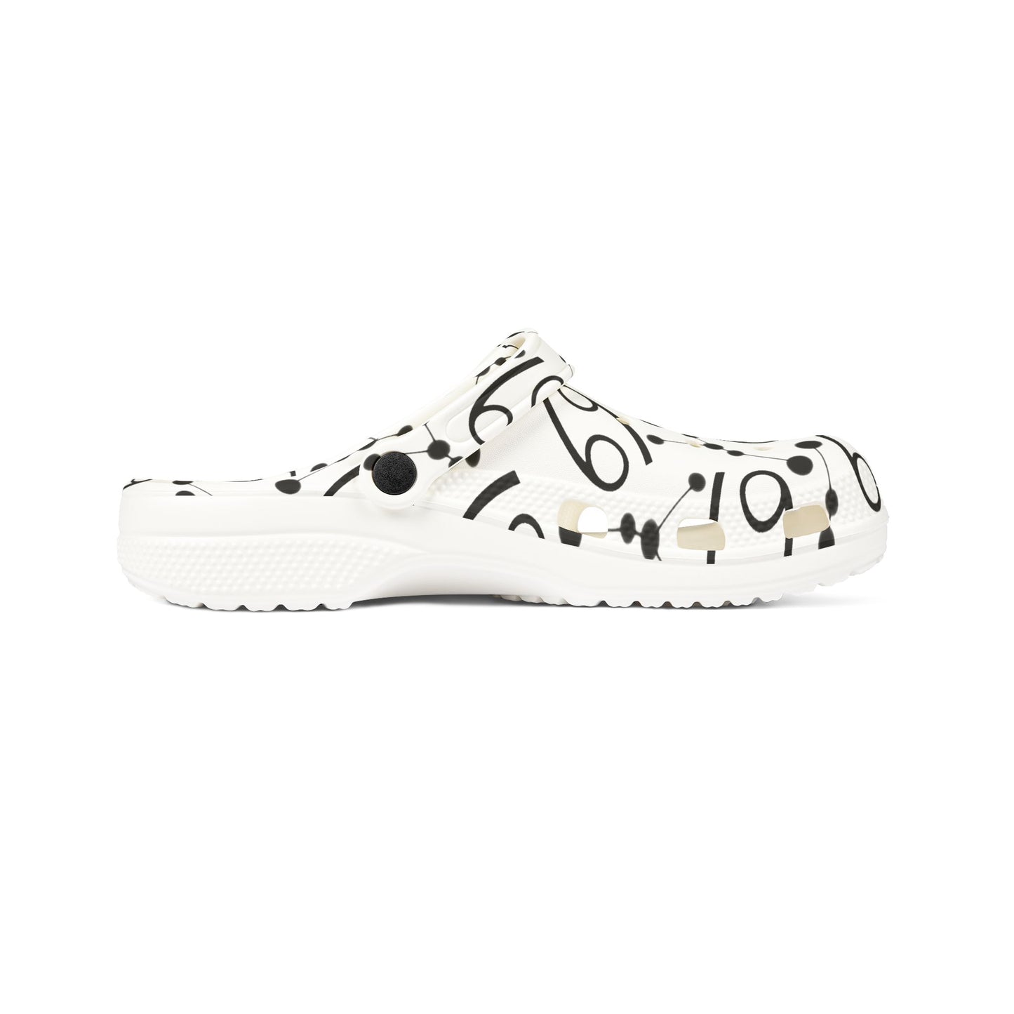 EVA Foam Rubber Shoes (AOP), Material 100% EVA, Cancer Zodiac Design