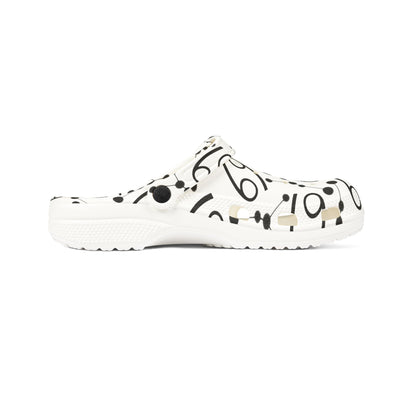 EVA Foam Rubber Shoes (AOP), Material 100% EVA, Cancer Zodiac Design