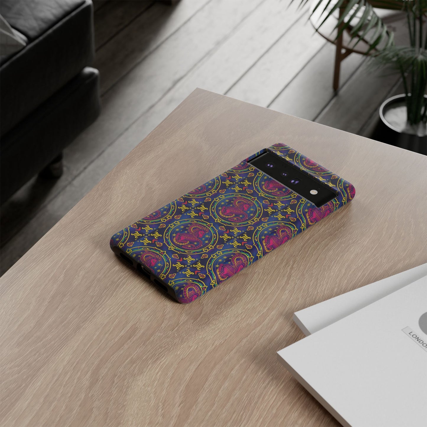 Tough Cases, Capricorn, Zodiac, Metal Pattern
