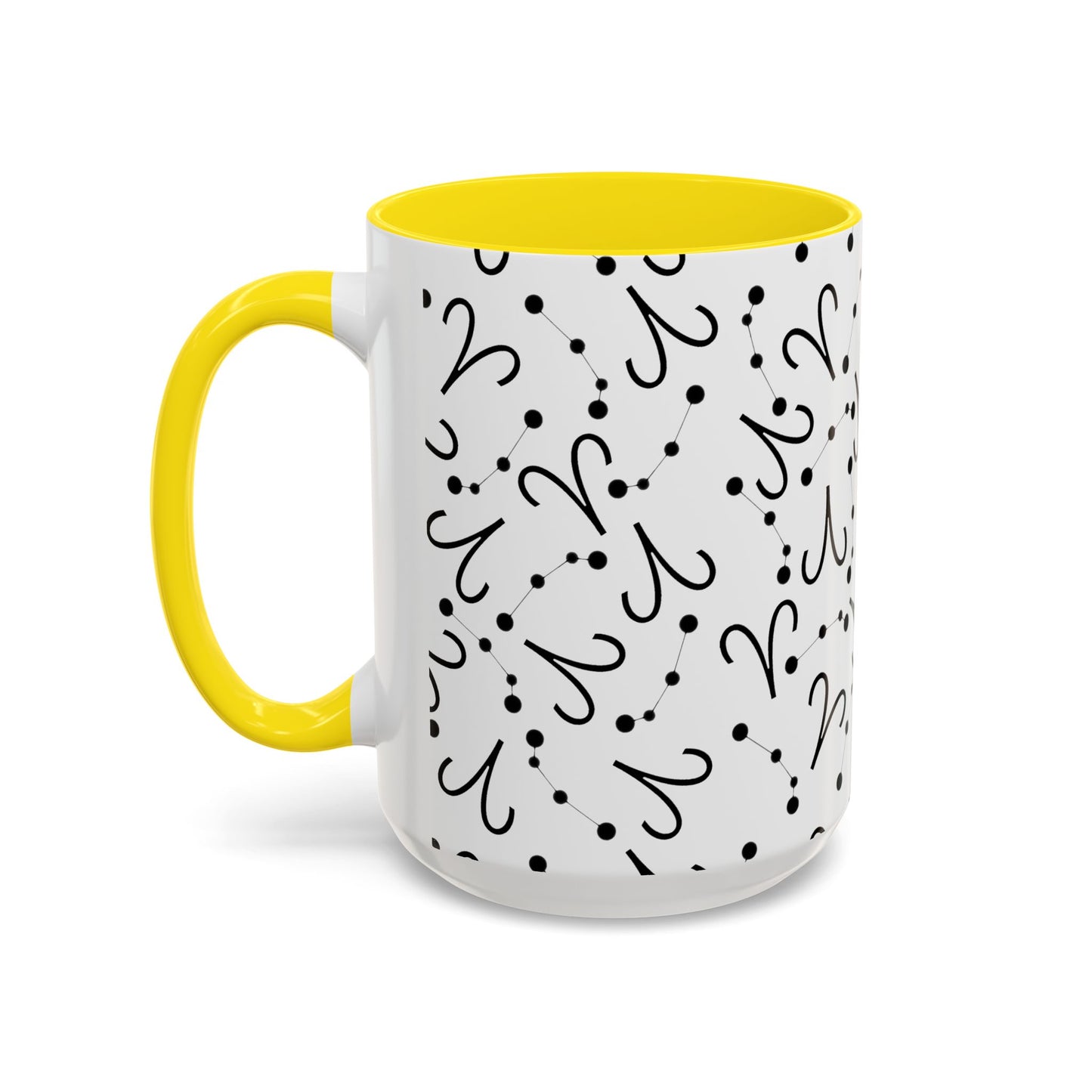 Accent Coffee Mug with the Aries sign (11, 15oz)
