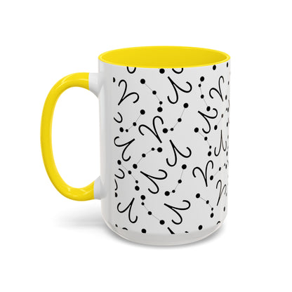 Accent Coffee Mug with the Aries sign (11, 15oz)