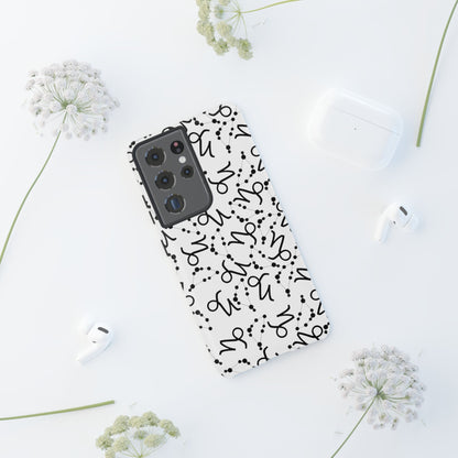 Tough Cases with the Capricorn Zodiac sign for iPhone, Samsung Galaxy, and Google Pixel devices