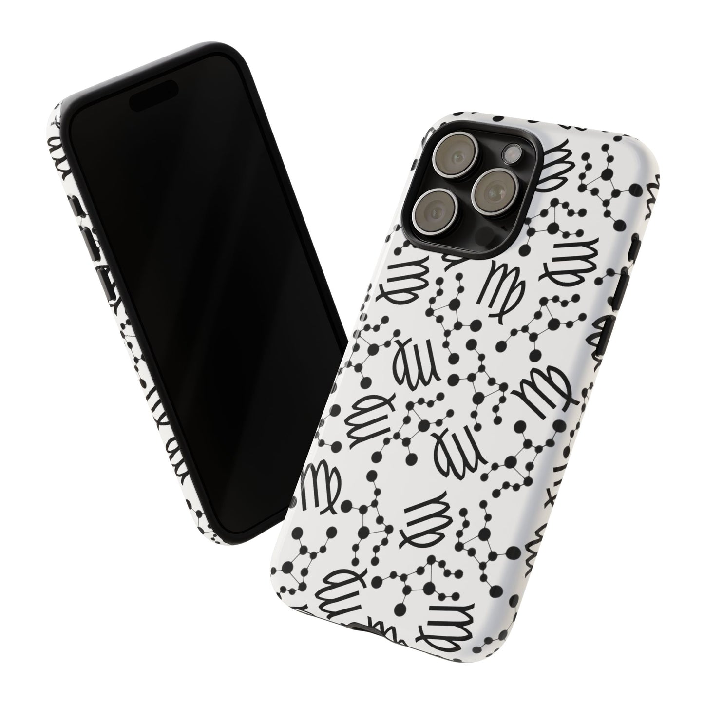 Tough Cases with the Virgo Zodiac sign for iPhone, Samsung Galaxy, and Google Pixel devices
