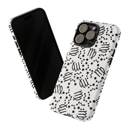 Tough Cases with the Virgo Zodiac sign for iPhone, Samsung Galaxy, and Google Pixel devices