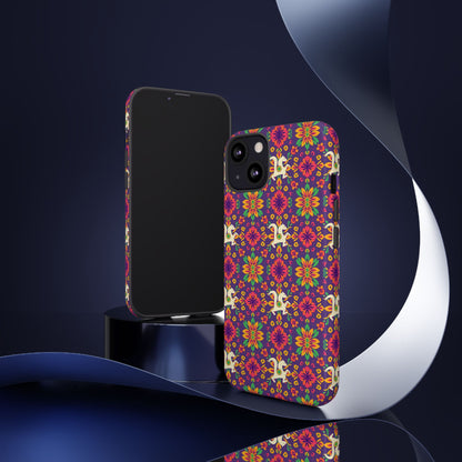 Tough Cases, Aquarius, Zodiac v1, Flower Pattern