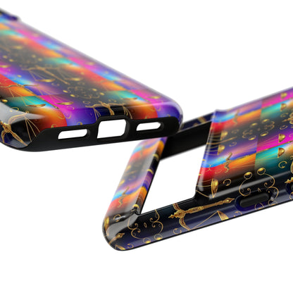 Tough Cases, Libra, Zodiac v1, Metal Pattern