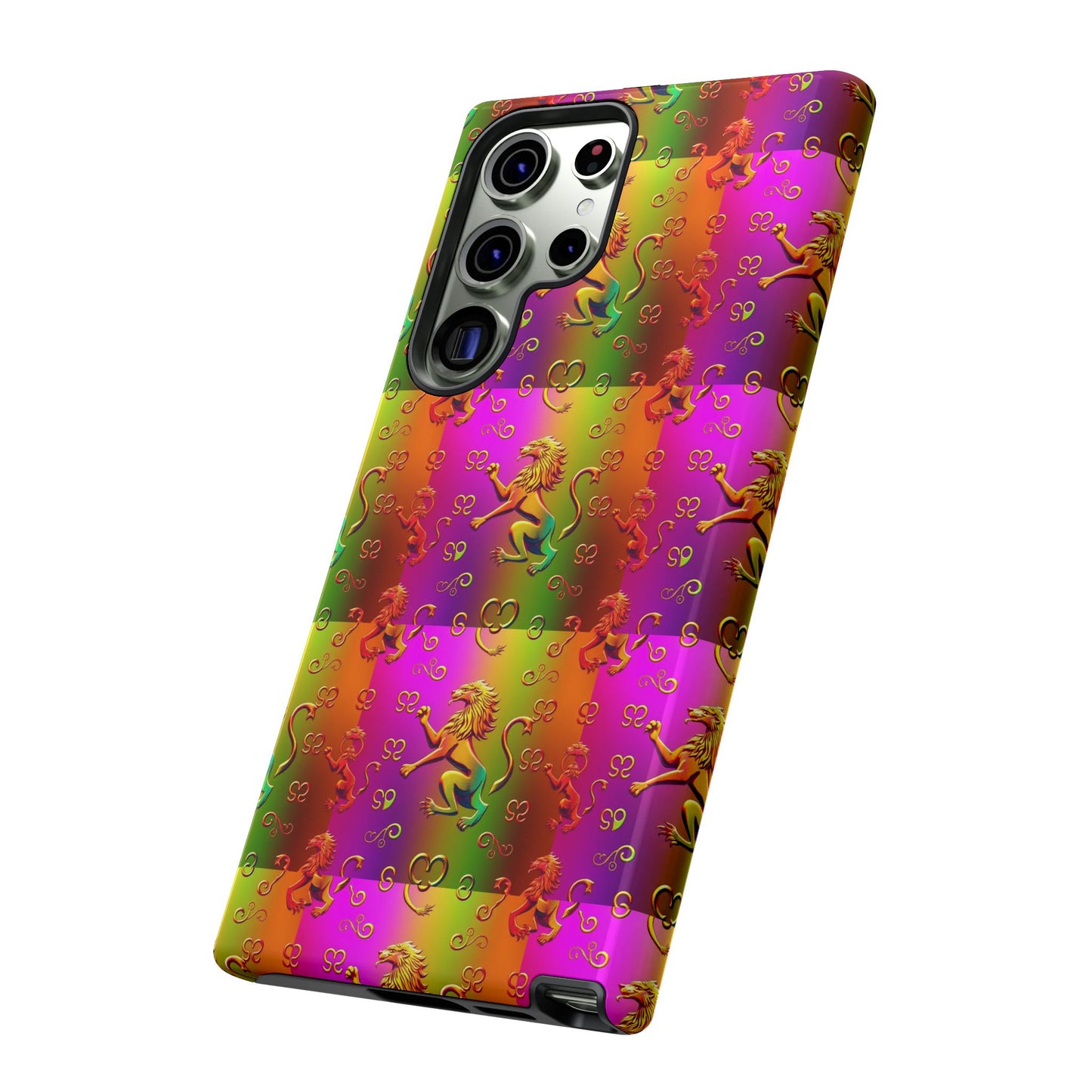 Tough Cases, Leo, Zodiac v1, Metal Pattern