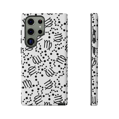 Tough Cases with the Virgo Zodiac sign for iPhone, Samsung Galaxy, and Google Pixel devices