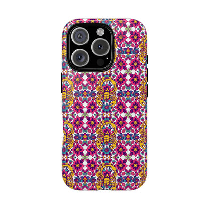 Tough Cases, Scorpio, Zodiac v2, Flower Pattern