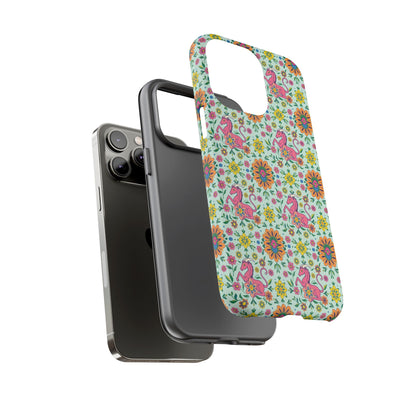 Tough Cases, Aquarius, Zodiac, Flower Pattern