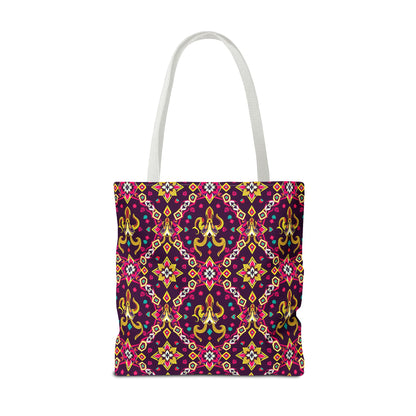 Tote Bag (AOP), Capricorn, Zodiac, Jewel Pattern