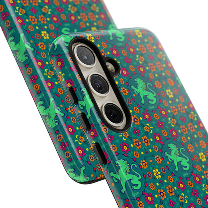Tough Cases, Leo, Zodiac v3, Flower Pattern