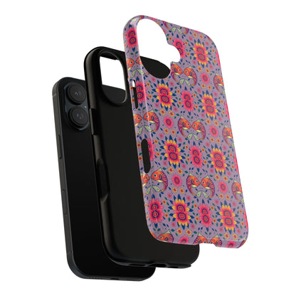 Tough Cases, Pisces, Zodiac v3, Flower Pattern