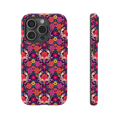 Tough Cases, Cancer, Zodiac v1, Flower Pattern
