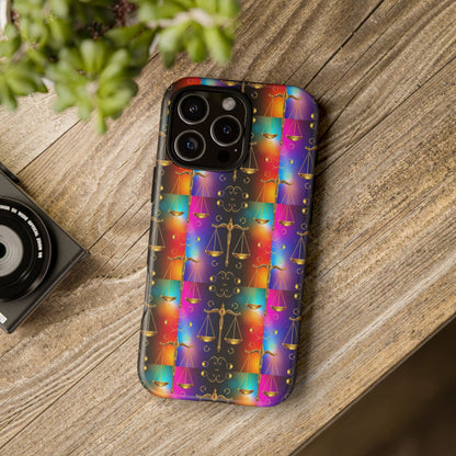 Tough Cases, Libra, Zodiac v1, Metal Pattern