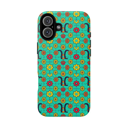 Tough Cases, Aquarius, Zodiac v2, Flower Pattern