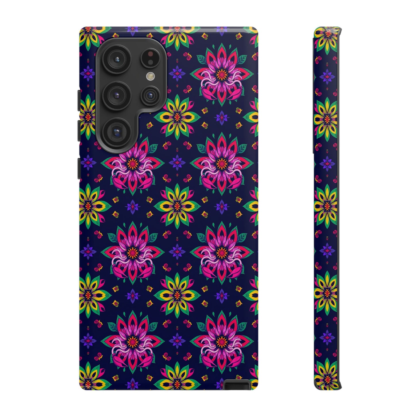 Tough Cases, Scorpio, Zodiac v4, Flower Pattern