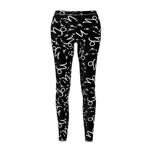 Women's Zodiac Cut & Sew Casual Leggings Capricorn Zodiac sign