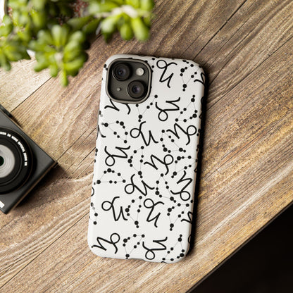 Tough Cases with the Capricorn Zodiac sign for iPhone, Samsung Galaxy, and Google Pixel devices