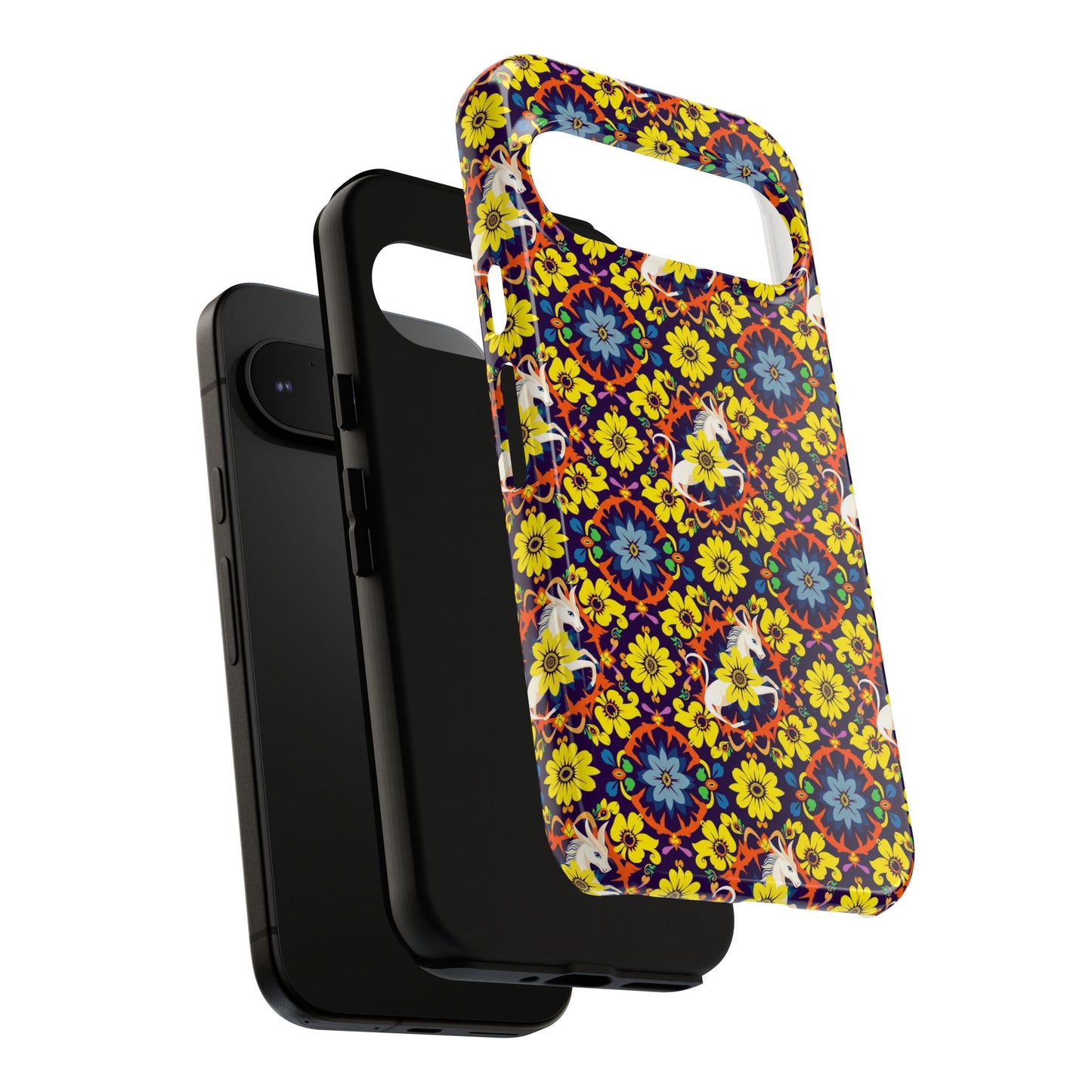 Tough Cases, Aquarius, Zodiac v3, Flower Pattern