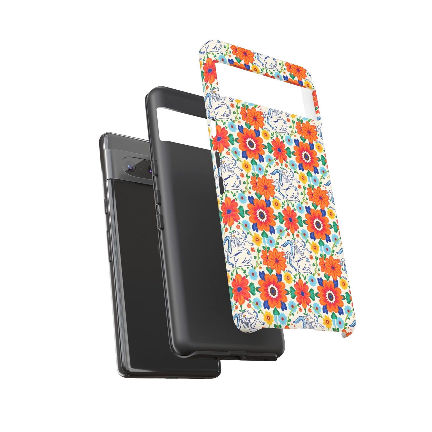 Tough Cases, Virgo, Zodiac v4, Flower Pattern