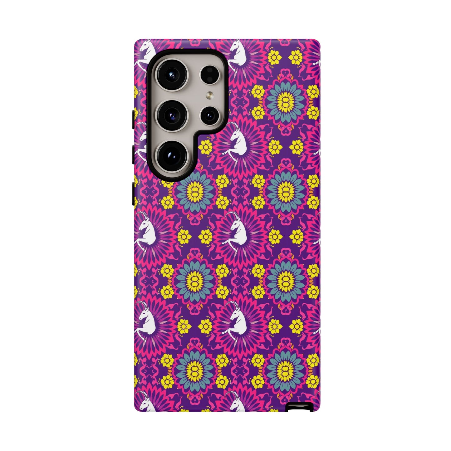 Tough Cases, Capricorn, Zodiac, Flower Pattern