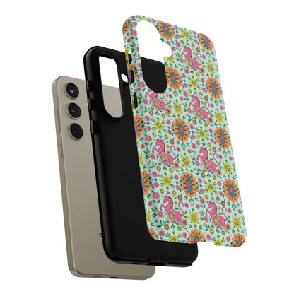 Tough Cases, Aquarius, Zodiac, Flower Pattern