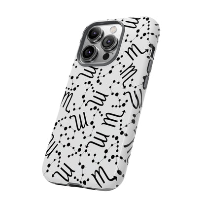 Tough Cases with the Scorpio Zodiac sign for iPhone, Samsung Galaxy, and Google Pixel devices