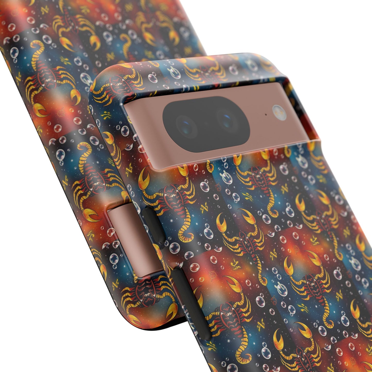 Tough Cases, Scorpio, Zodiac v2, Bubble Pattern