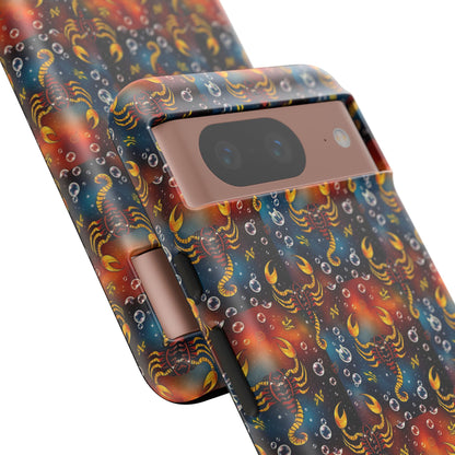 Tough Cases, Scorpio, Zodiac v2, Bubble Pattern