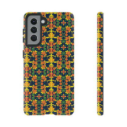 Tough Cases, Libra, Zodiac v3, Flower Pattern