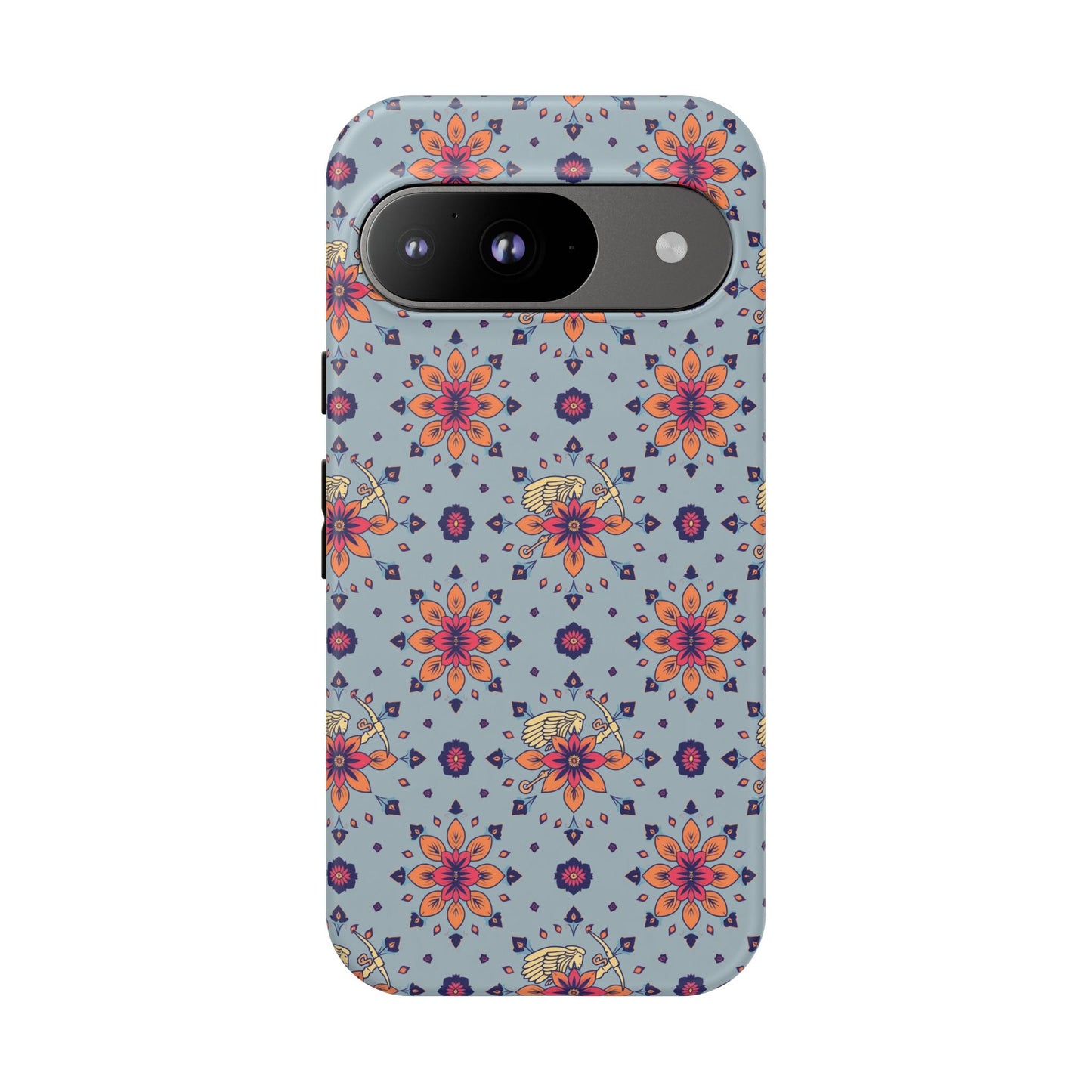 Tough Cases, Sagittarius, Zodiac v3, Flower Pattern