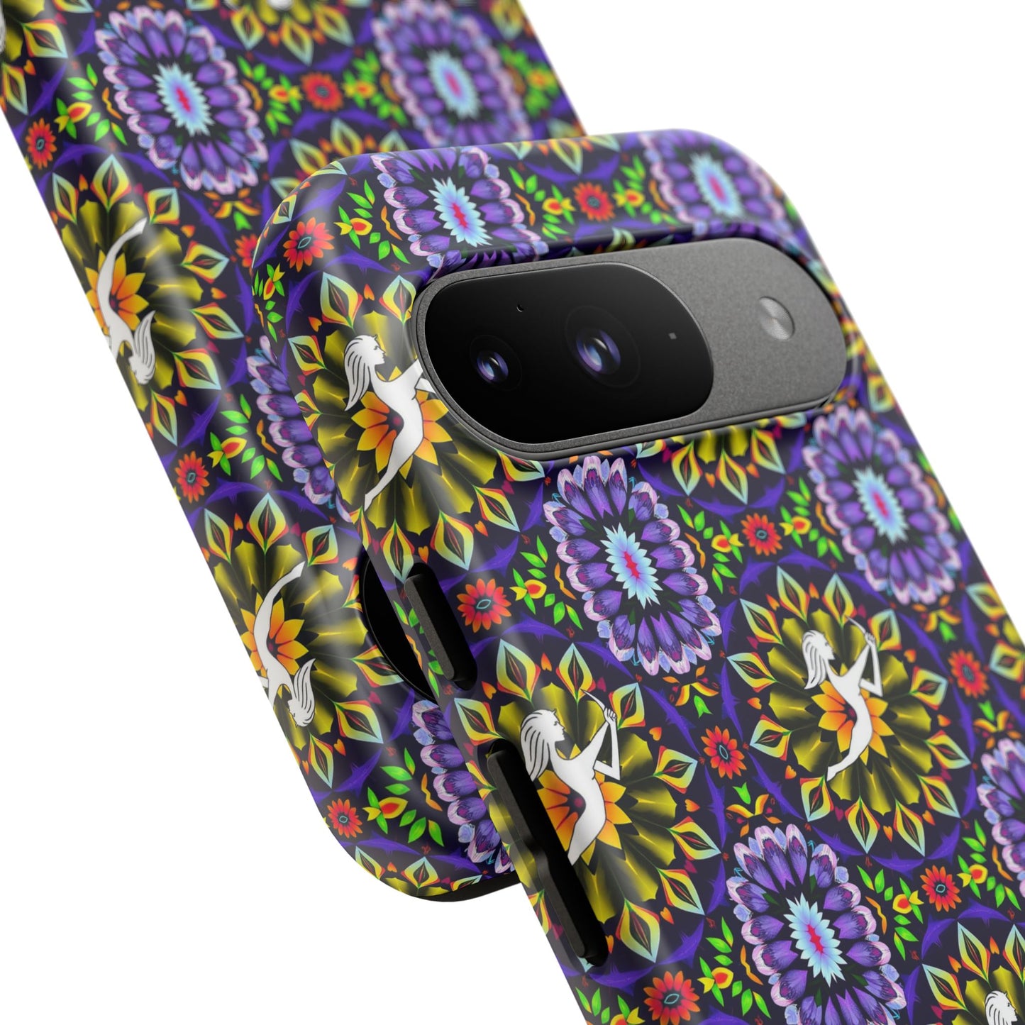Tough Cases, Sagittarius, Zodiac v1, Flower Pattern