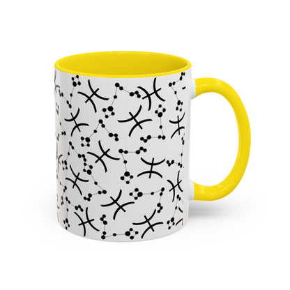 Accent Coffee Mug with the Pisces sign (11, 15oz)